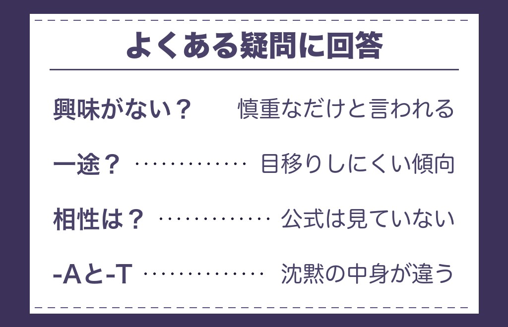 INTJの恋愛に関するQ&A