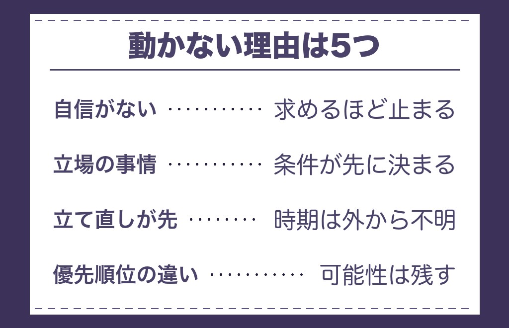 ツインレイの現実が動かない時に多いと言われる理由5つ