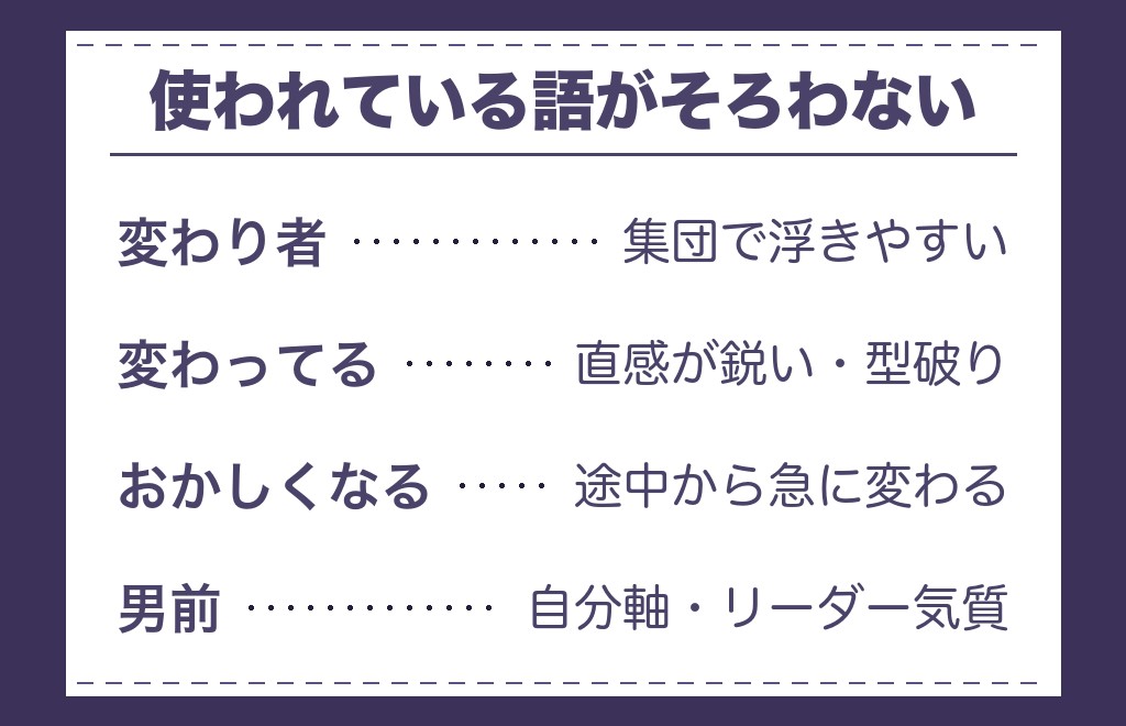 ツインレイが変人と言われるのはなぜ?まず語がばらけている