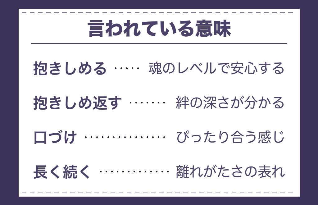 ツインレイのハグとキスが特別だと言われる理由