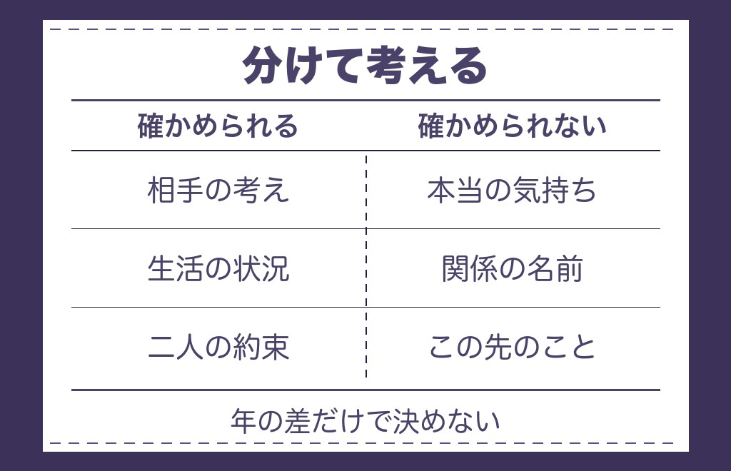 ツインレイの年齢差は諦めるべき?判断のしかた