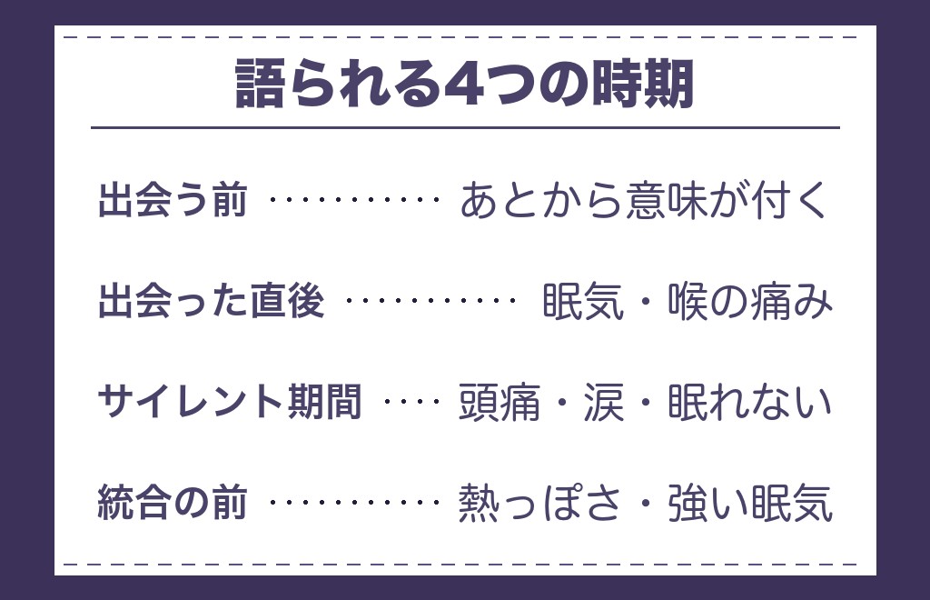 ツインレイの体調不良がシンクロする時期の目安