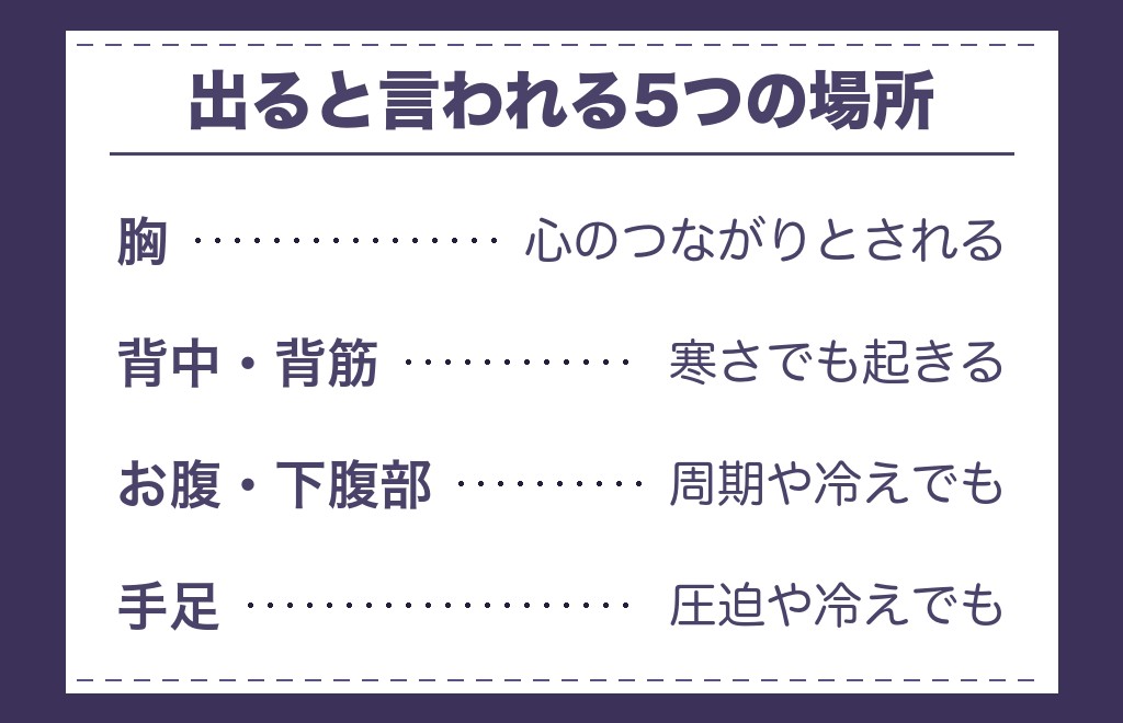 ツインレイのゾワゾワは体のどこに出ると言われるか