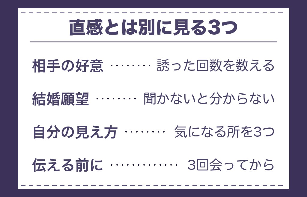 運命の人だと直感したときの付き合う前の見極め方